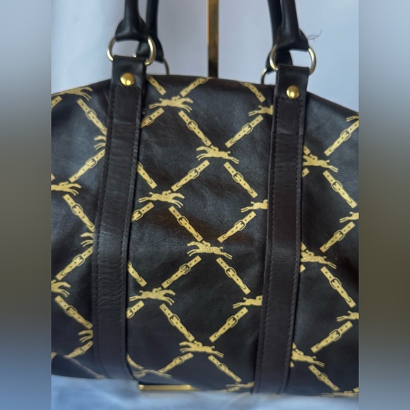 ✨Rare Vintage Longchamp Horsebit Leather Boston Bag✨ - Picture 9 of 16